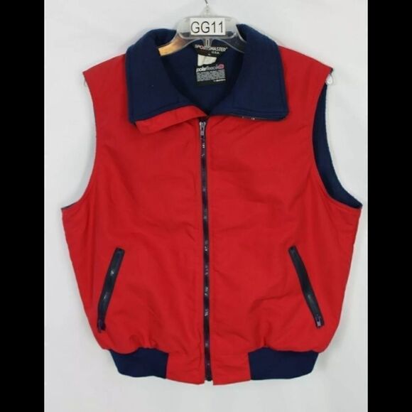 VTG SPORTSMASTER POLARFLEECE MENS VEST SZ XL USA M - Picture 4 of 9
